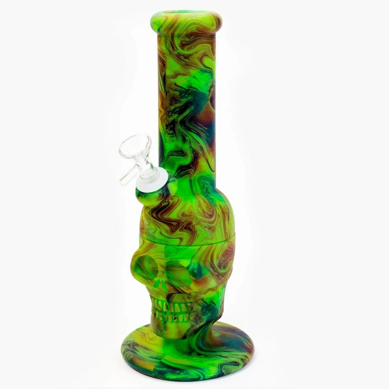 11" Assorted Design Silicone Detachable Skull Bong