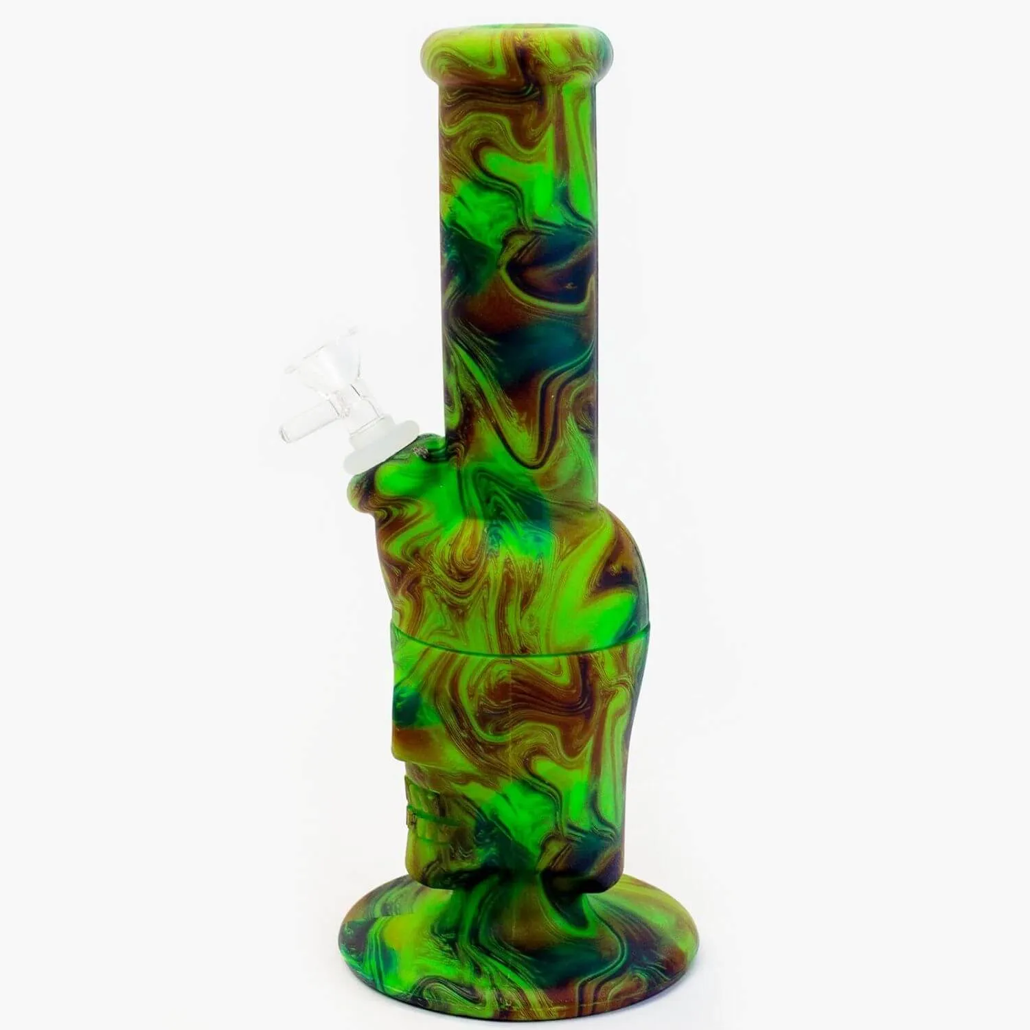 11" Assorted Design Silicone Detachable Skull Bong