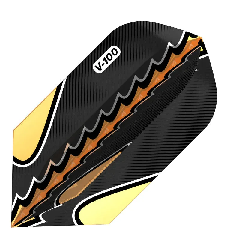 30-1805 Viper V-100 Flux Flights Slim Black / Gold