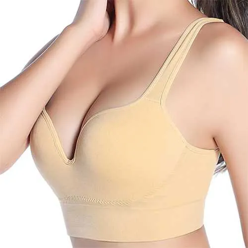 3D Gather Push Up Seamless Running Bras