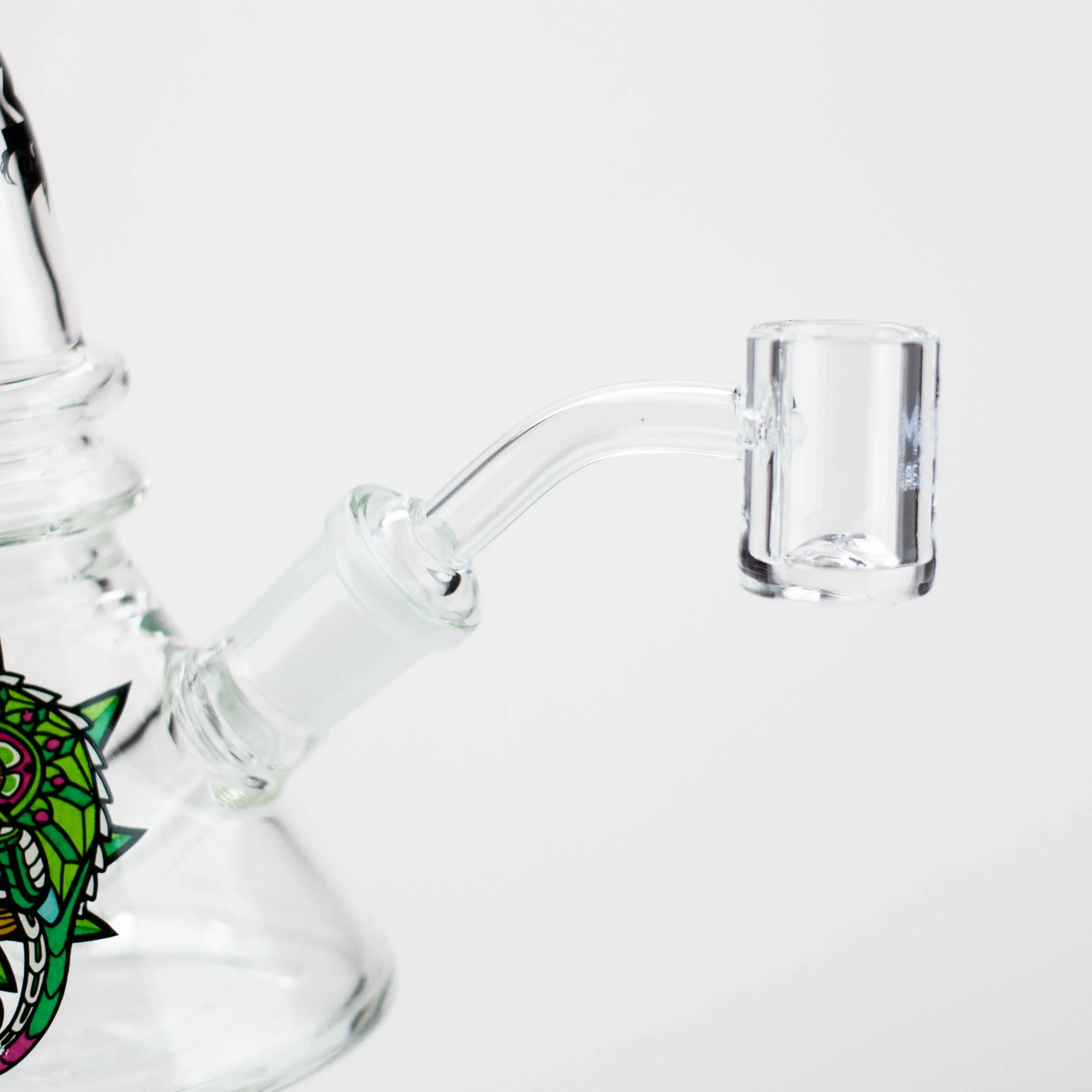 6.3" MGM Glass Beaker Bong Graphic