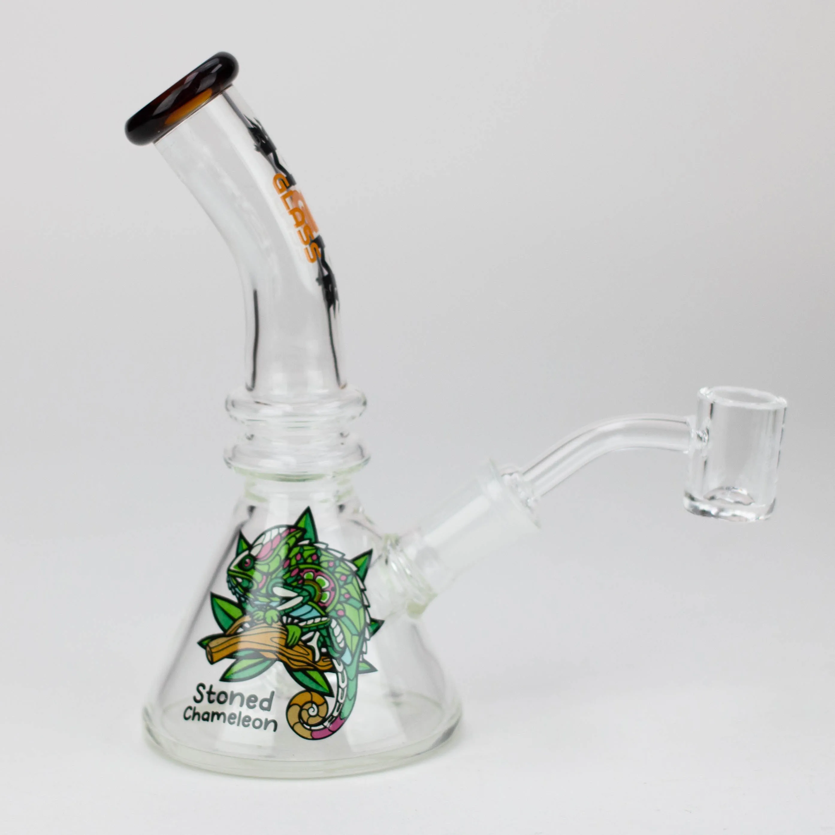 6.3" MGM Glass Beaker Bong Graphic