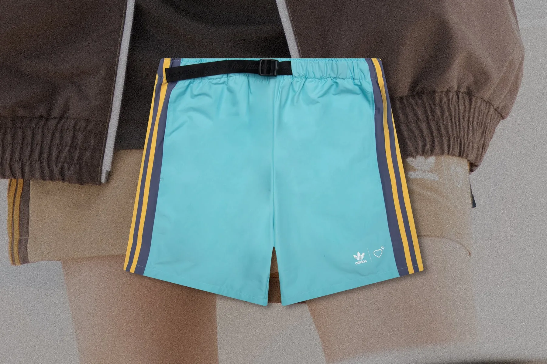 Adidas Originals x Wind Shorts - Light Aqua