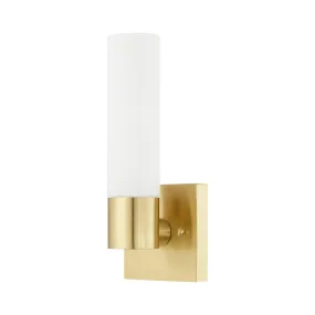 Aero 1 Lt Satin Brass ADA Wall Sconce