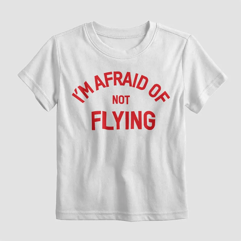 Afraid Flying - Kids T-Shirt