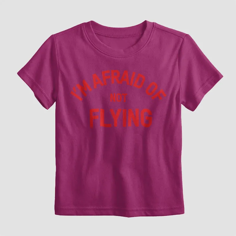 Afraid Flying - Kids T-Shirt