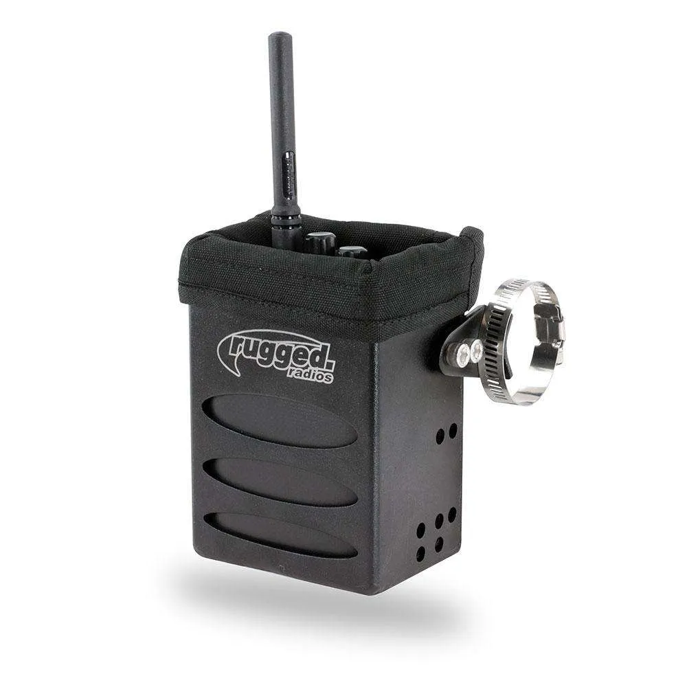 Aluminum Handheld Radio Box with Universal Mounting - by Rugged Radios