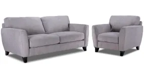 Alyssa Sofa & Chair Set- Pebble