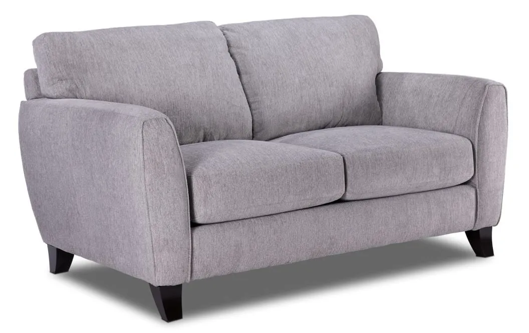 Alyssa Sofa & Loveseat Set- Pebble