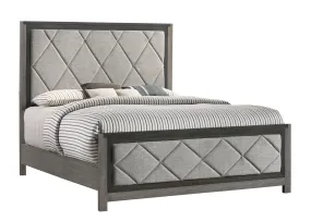 Andra 3-Piece King Bed - Grey, Black