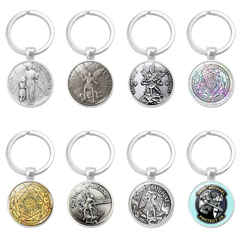 Archangel Michael - Seal Symbols Keychain