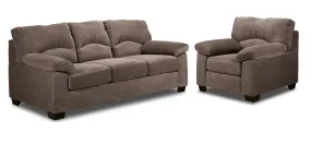 Archie Sofa & Chair Set- Ash