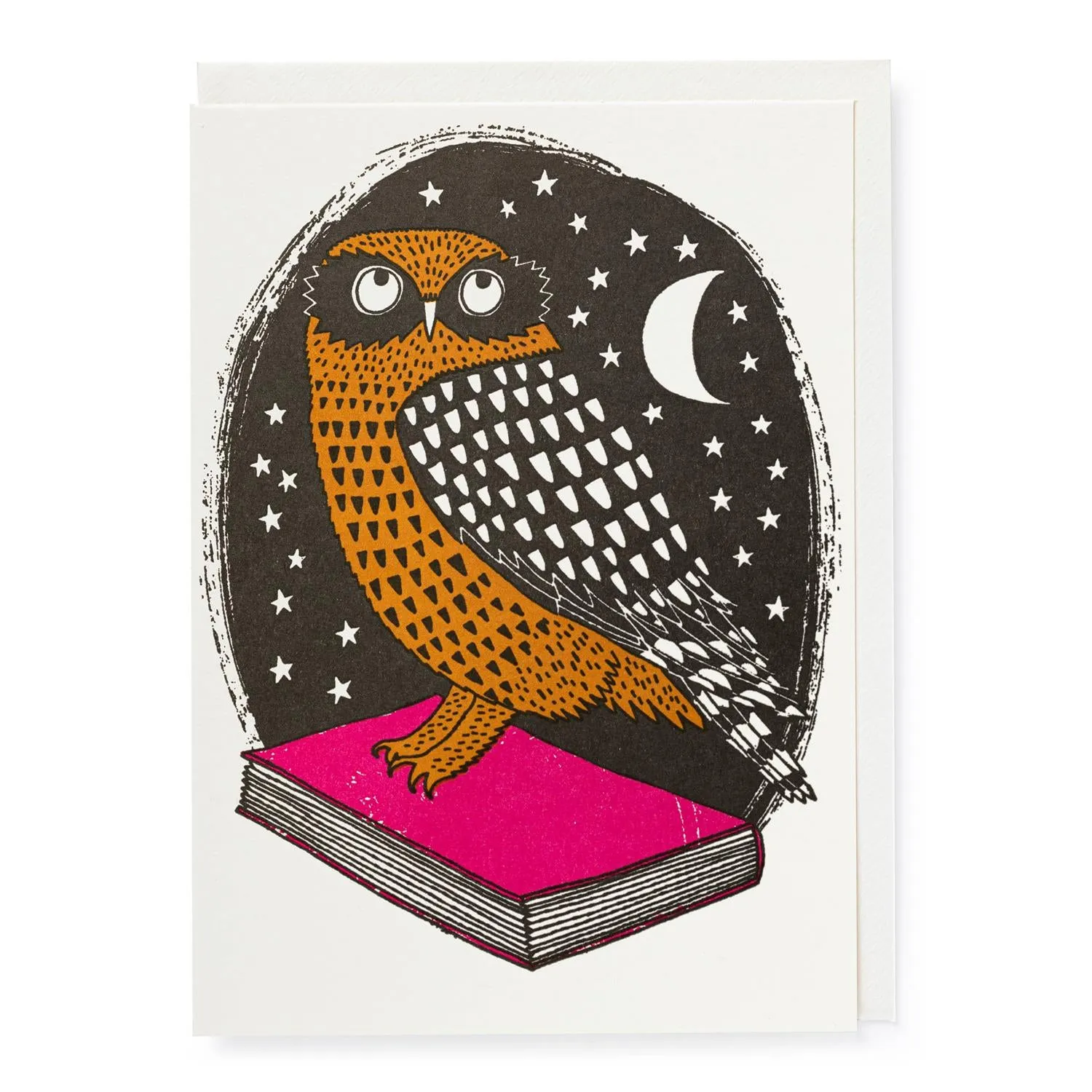 Archivist - Card 18x13 - Book Owl