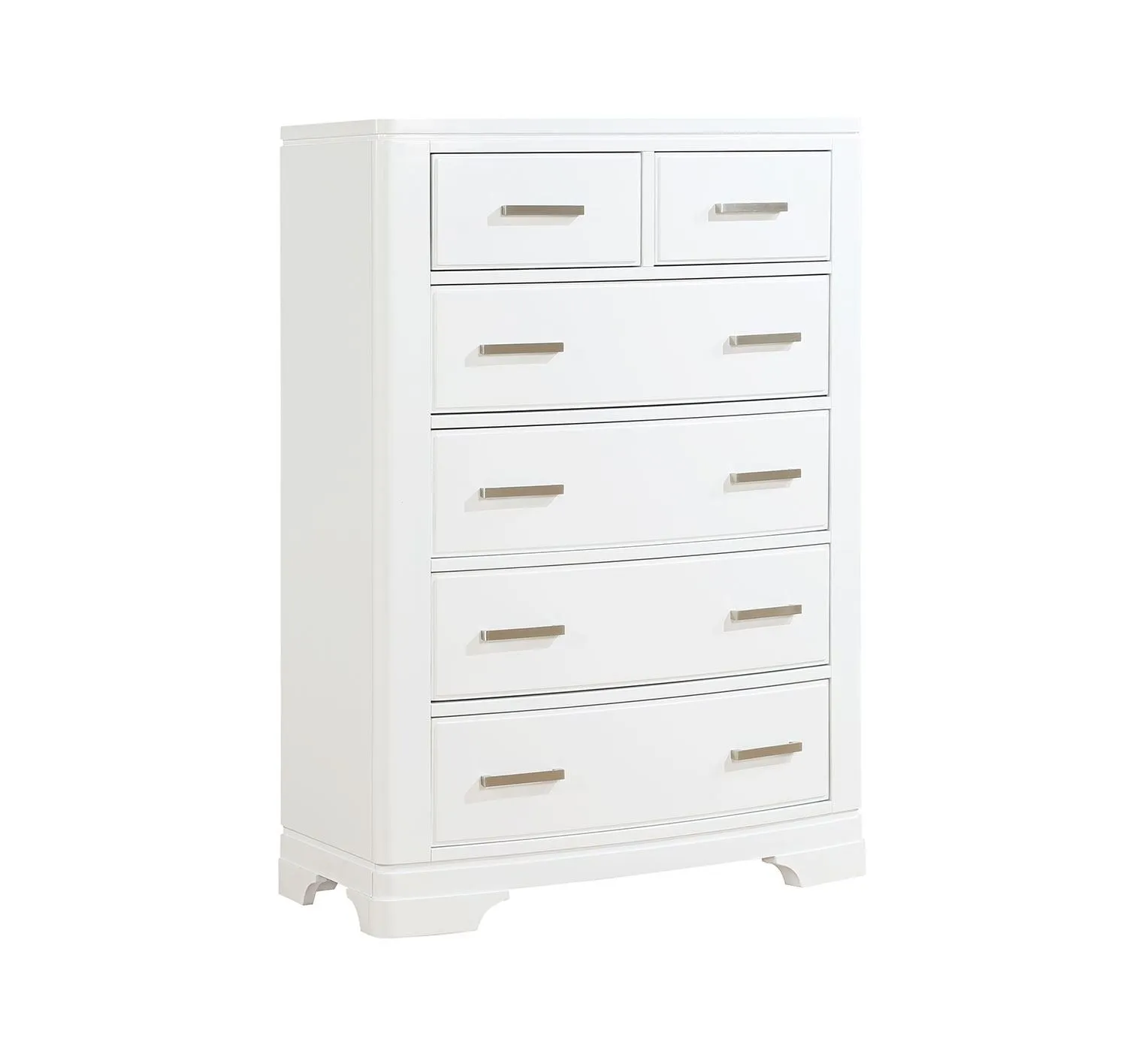 Arista 6-Drawer Chest - White