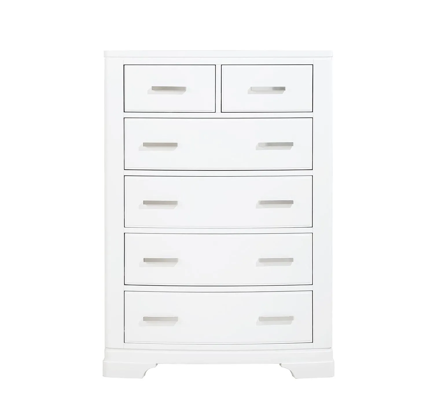 Arista 6-Drawer Chest - White