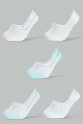 Assorted Invisible Socks For Women (Pack of 5)