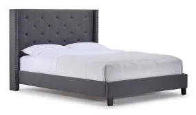 Audrey 3-Piece Queen Bed - Dark Grey