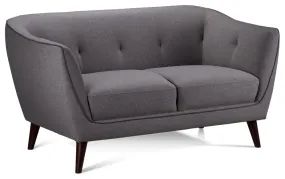 Ava II Loveseat - Light Grey