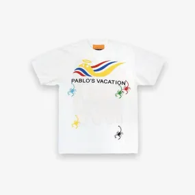 B Wood Pablo's Vacation Sport Tee White