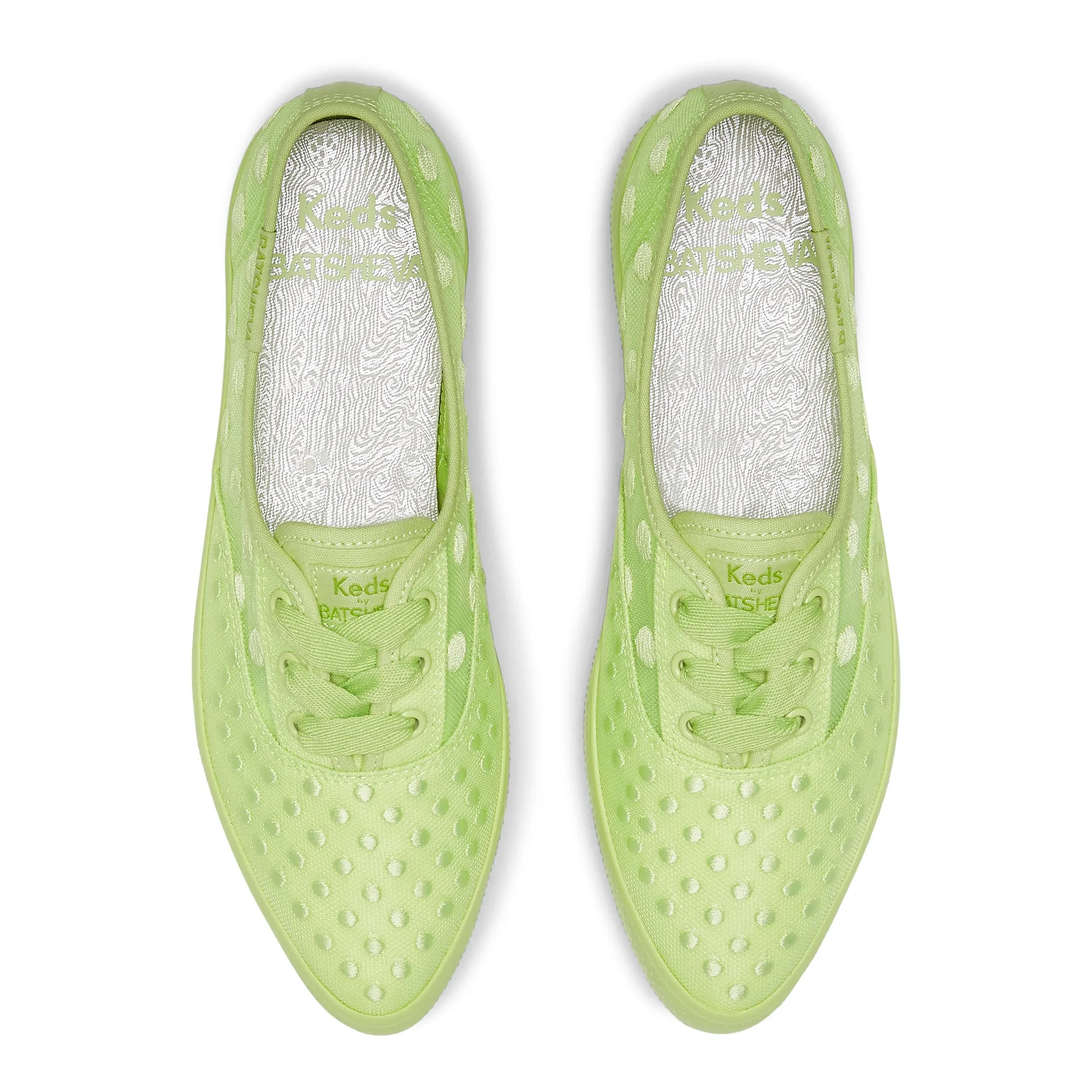 BATSHEVA KEDS POINT MESH DOT LIME