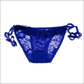 Bikini Style Blue Net Panty