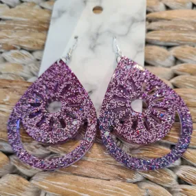 Bling Resin Handcrafted Earrings