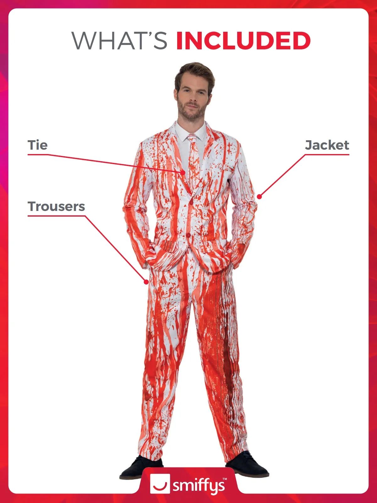 Blood Drip Adult Men's Costume Suit