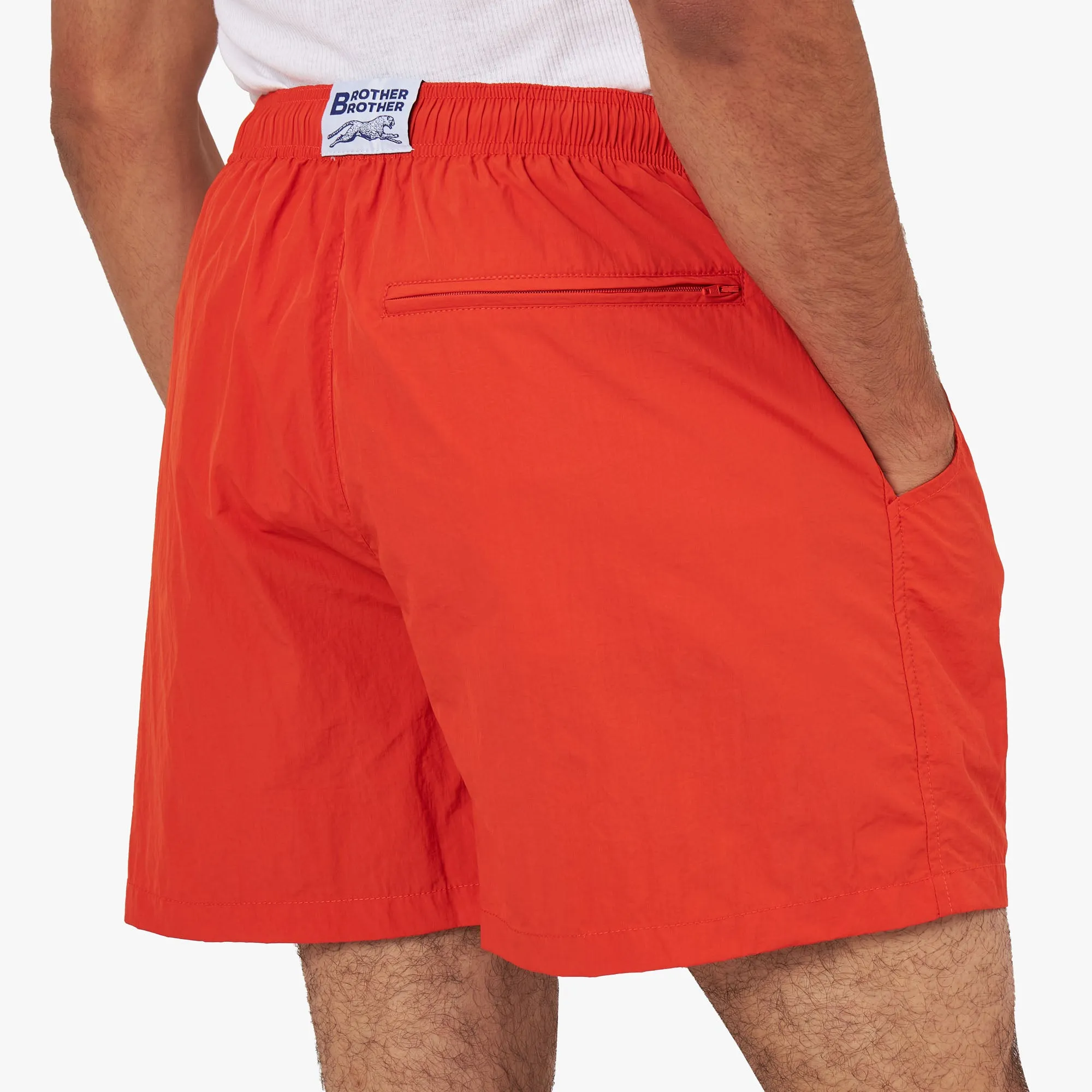 Brother Brother Nylon Baggie Shorts / Persimmon