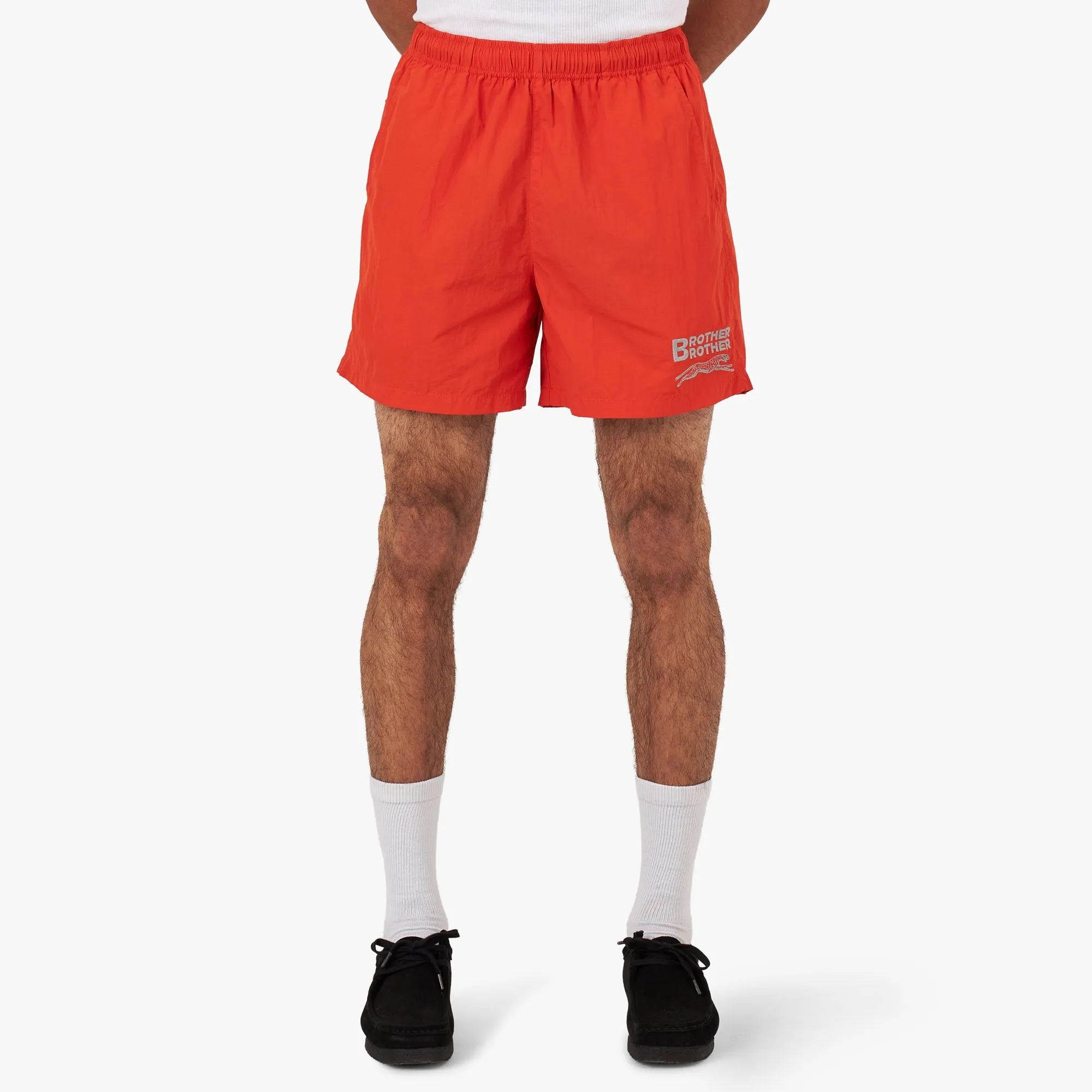 Brother Brother Nylon Baggie Shorts / Persimmon