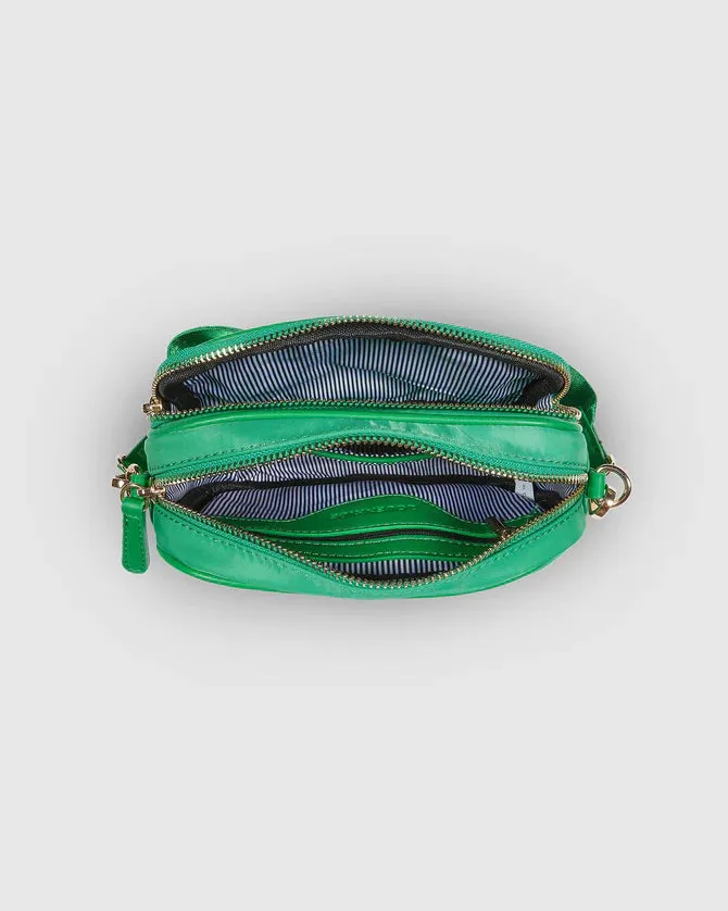 Cali Nylon Crossbody Bag Apple Green