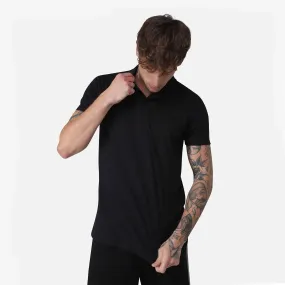 Camisa Polo Tech Anti Odor Masculina - Preto