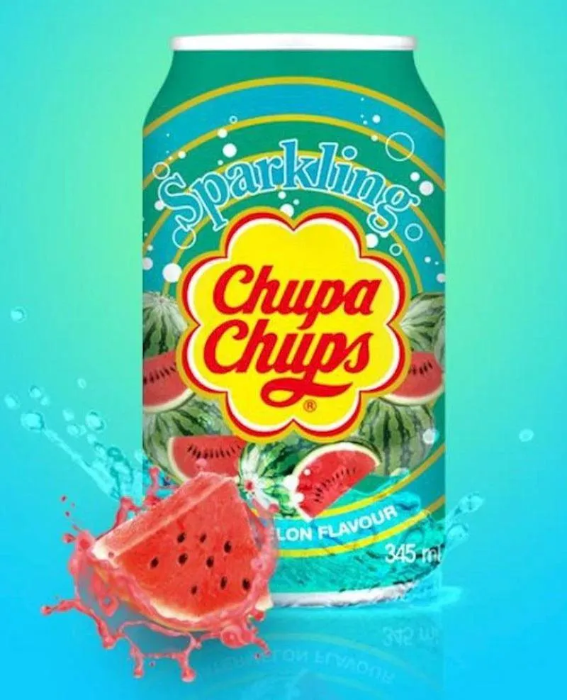 Chupa Chups Watermelon Sparkling Flavour