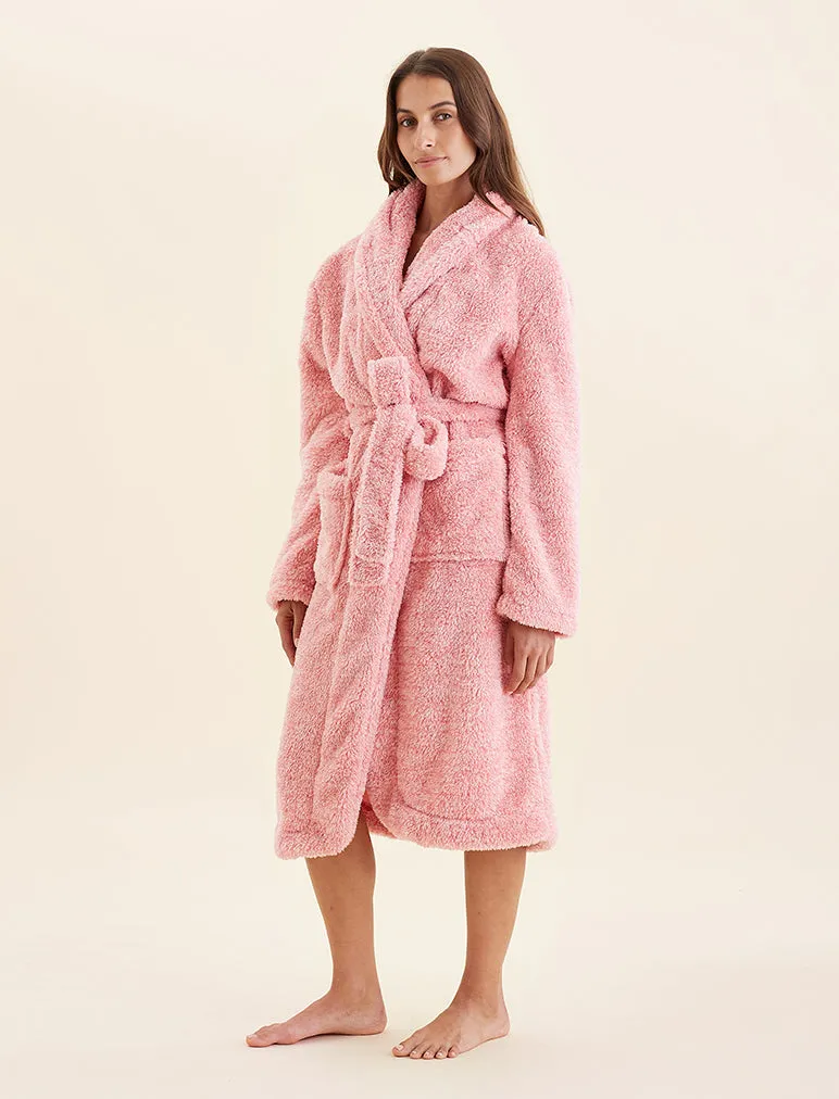 Cozy Plush Mid-Length Robe