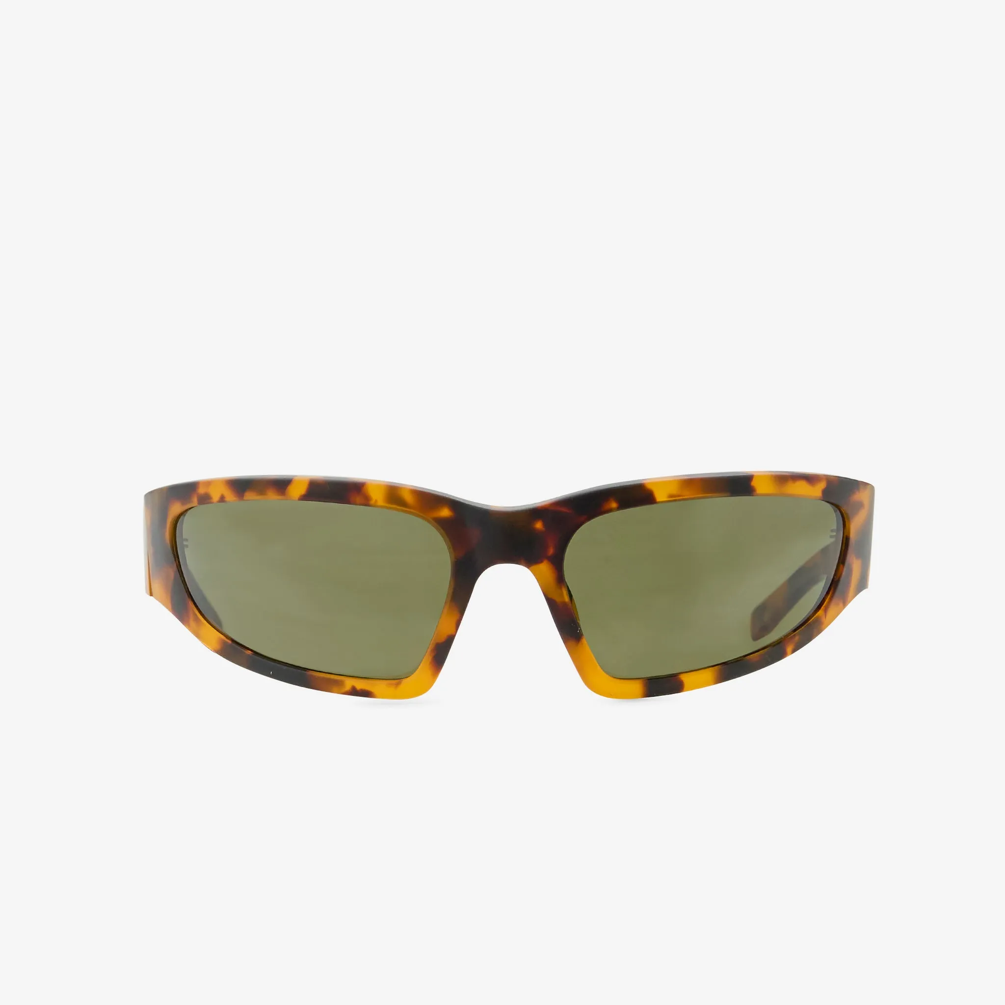 Crow Matte Havana | Green Solid Polarised Lens