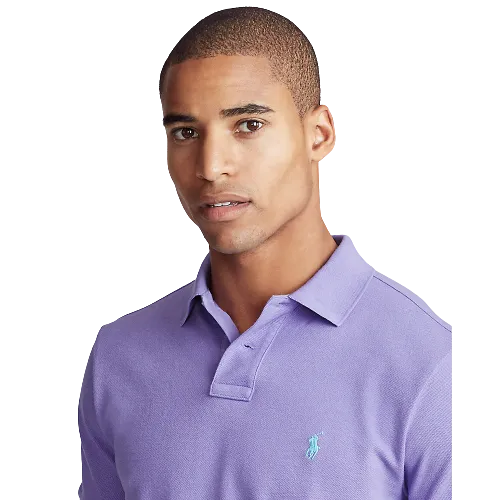 Custom Fit Mesh Polo - Purple