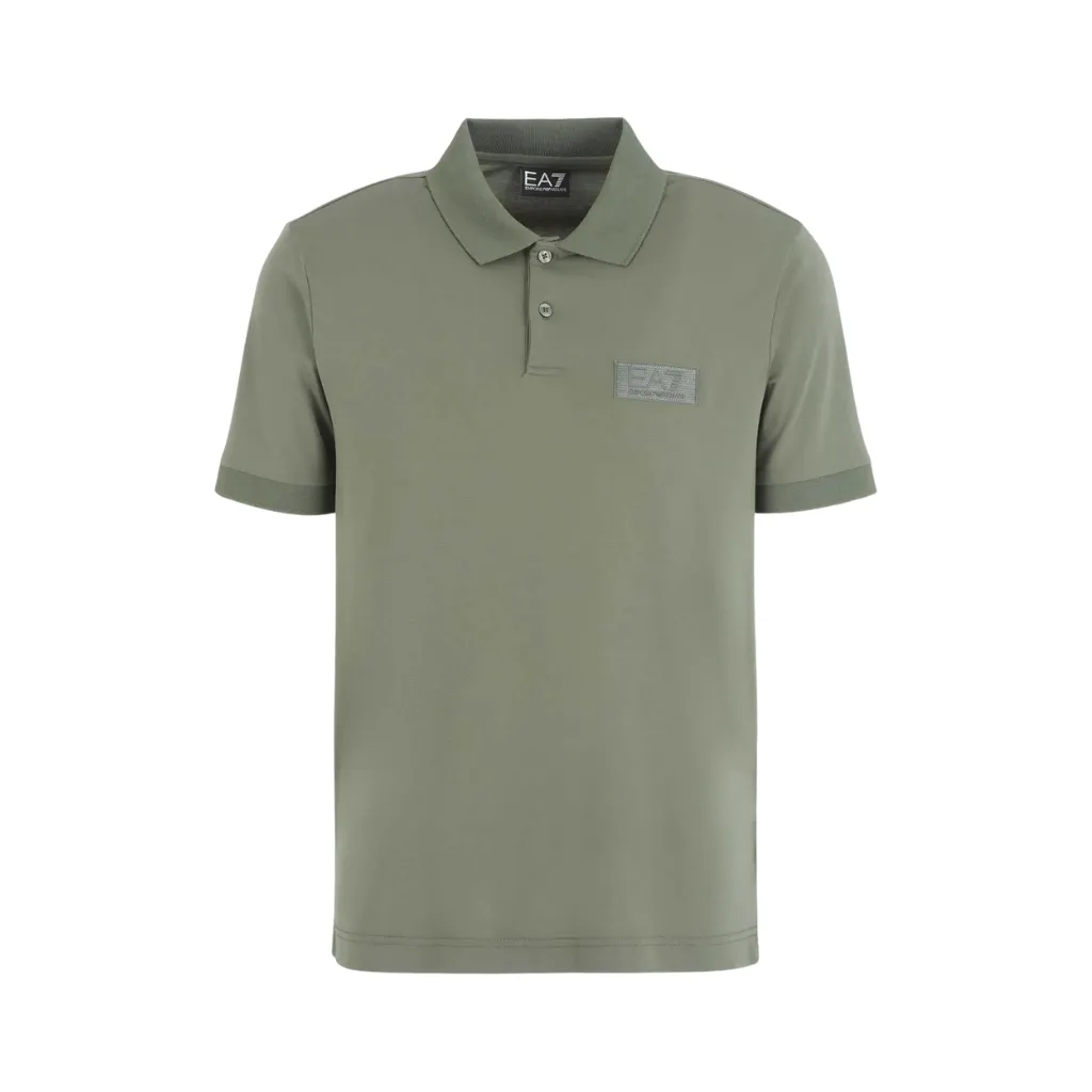 EA7 Embroided Polo Men