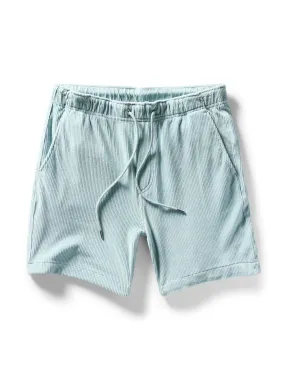 Essential Italian Knit Cord Short 6" - Gulf Blue