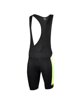 Herren Radhose Kurz mit Trägern - Trägerhose Pro Line Schwarz-Neon Setprodukt