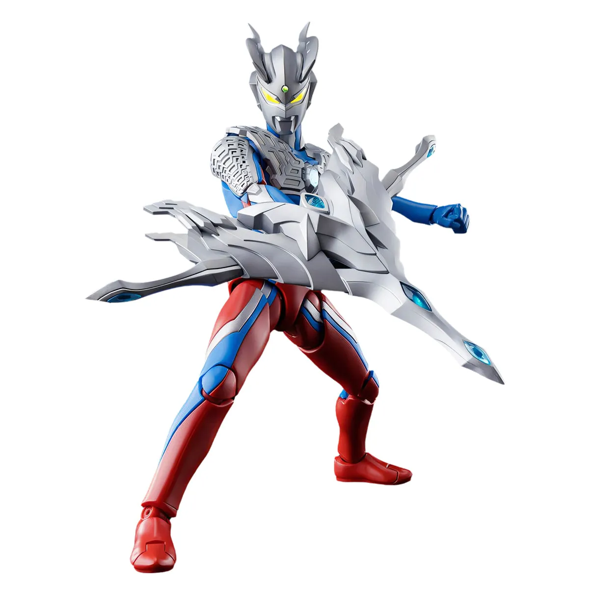 HiPlay Blokees Assembly Model Kits: Legend Series - Ultraman Ultimate Zero, Mecha Musume Style, Height 20cm Miniature