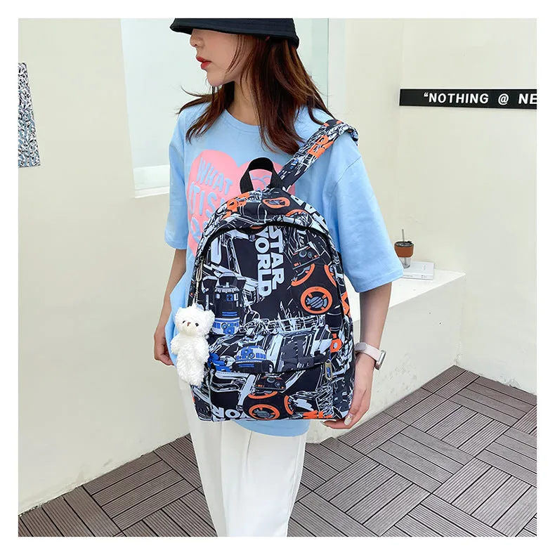 Japanese Style Astronauts Printed Backpack and Bags