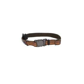 K9 Explorer Reflective Adjustable Dog Collar, Brown Small