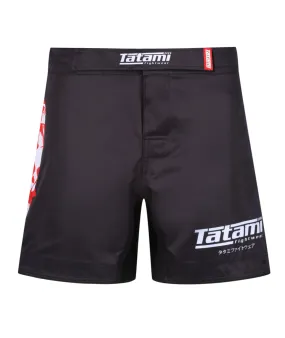 Kaizen Mid Cut Grappling Shorts - Black