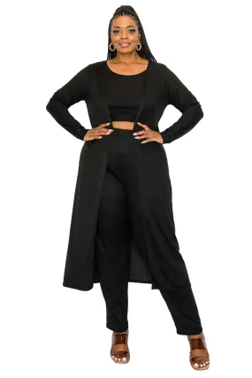 Khloe Three Piece Rib Set