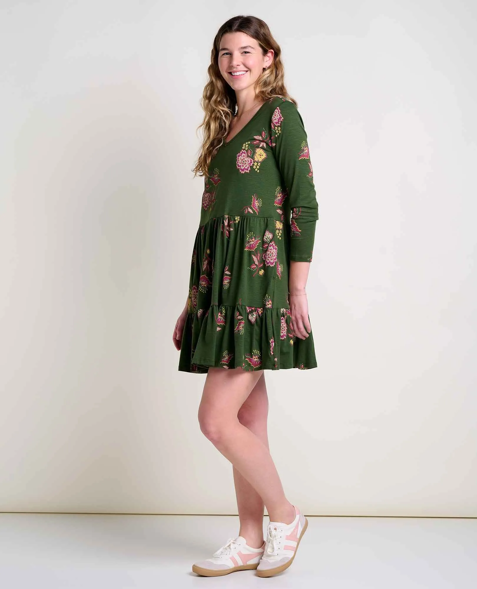 Marley Tiered Long Sleeve Dress