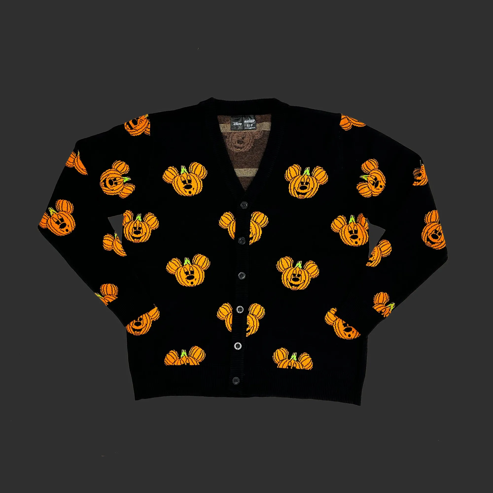 Mickey Glow in the Dark Pumpkin Cardigan