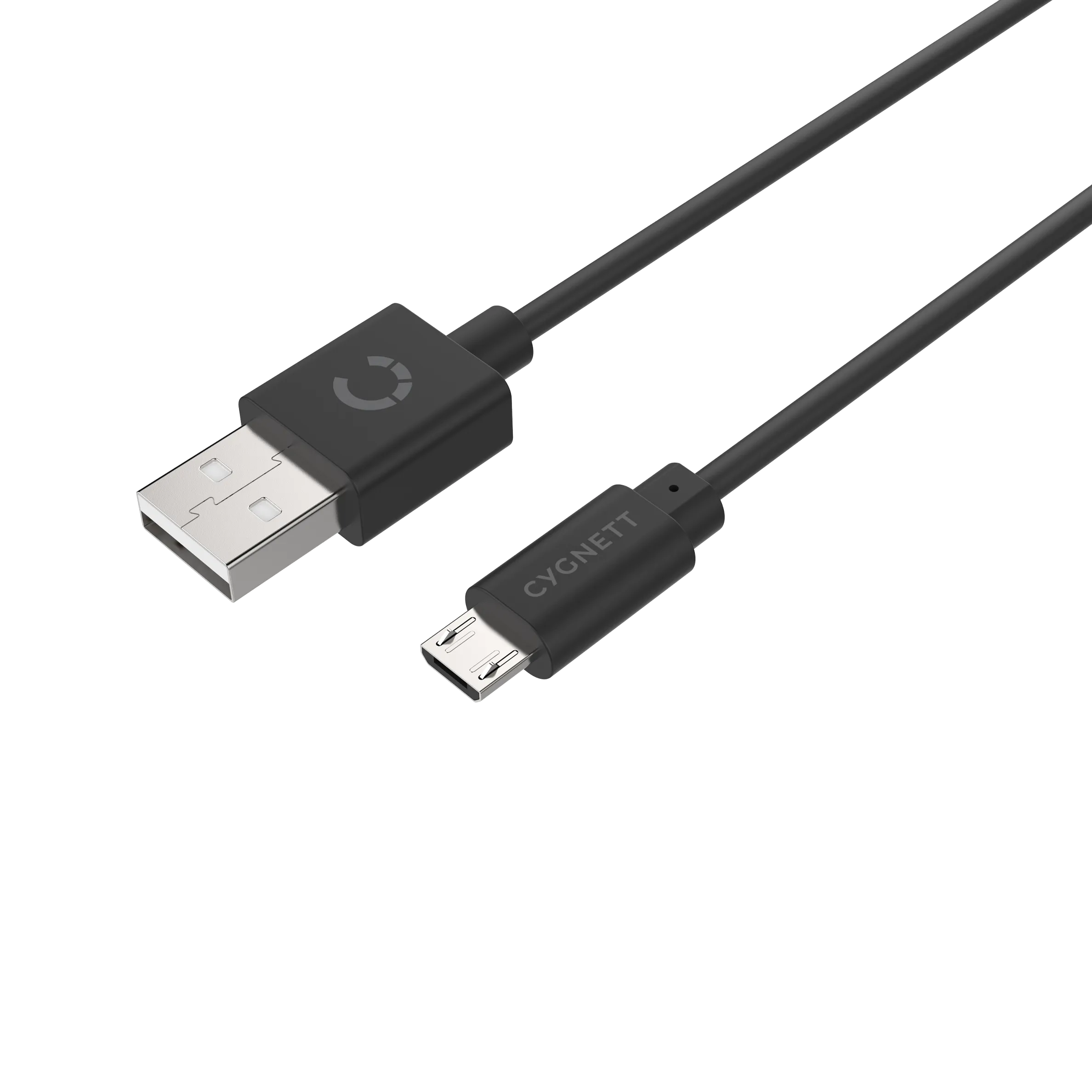 Micro USB to USB-A Cable - Black 2m