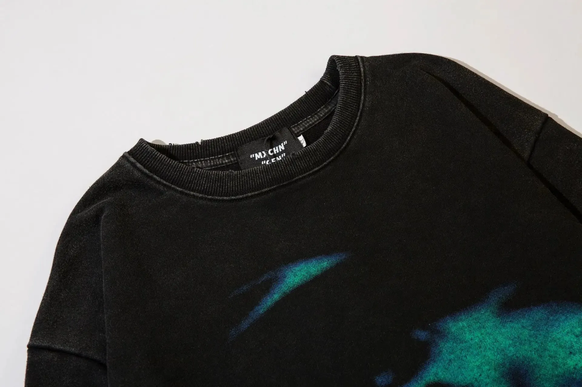 Portrait | Washed Out Y2K Vintage Sweatshirt