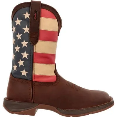 Rebelâ by DurangoÂ Patriotic PullOn Western Flag Boot