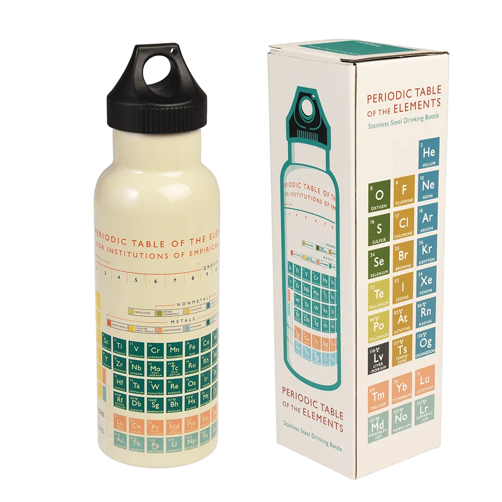 Rex of London Periodic Table Stainless Steel Bottle 500ml