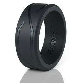 RFit™ Men's Premium Silicone Wedding Ring/Band (Sizes 7-13)